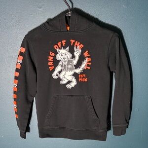 Vans Black and Orange Kids Hoodie